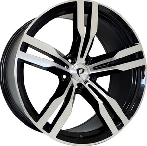 BK-5327 8,5*20 5*112 ET30 66,6 BLACK MACHINED (KMP1) #1