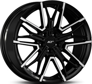 19272-1 8,5*19 5*112 ET30 72,6 GLOSS BLACK DIAMOND #1