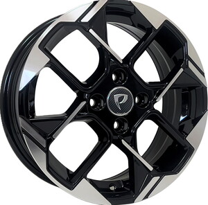 BKY-1184 6*15  4*100 ET45 67,1 BLACK MACHINED XL #1